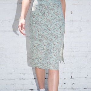 ❌sold❌Brandy Melville Robin egg Phoebe Midi skirt
